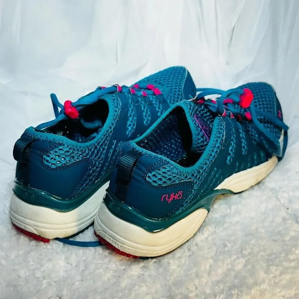Ryka Blue and Pink Running Shoe sz 7.5